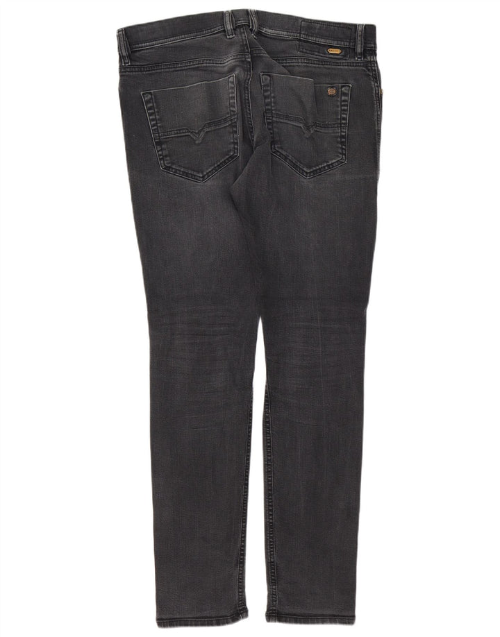 Diesel Jean Carrot Slim Homme W32 L32 Gris Coton