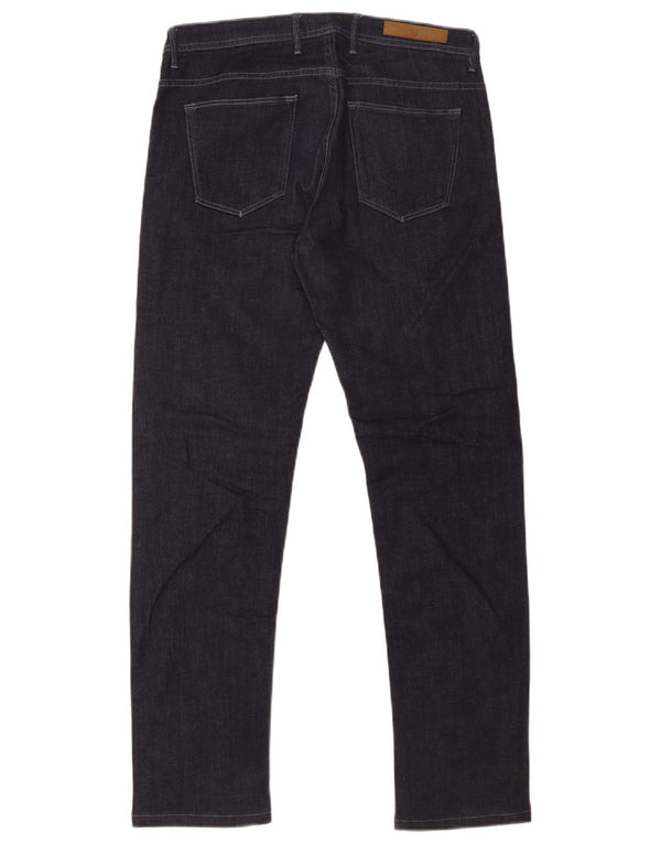 Massimo Dutti Jean slim pour homme EU 40 Medium W31 L30 Bleu marine