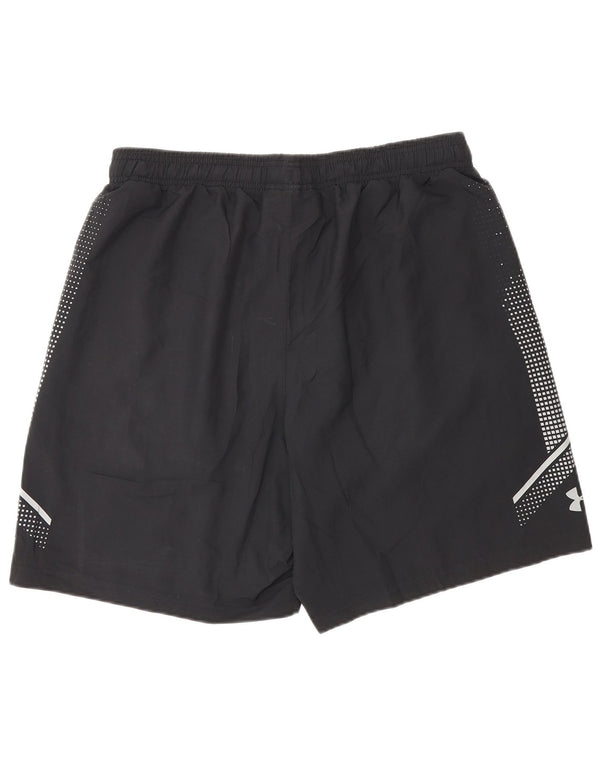 Under Armour Short de Sport Homme Large Noir Colorblock Polyester