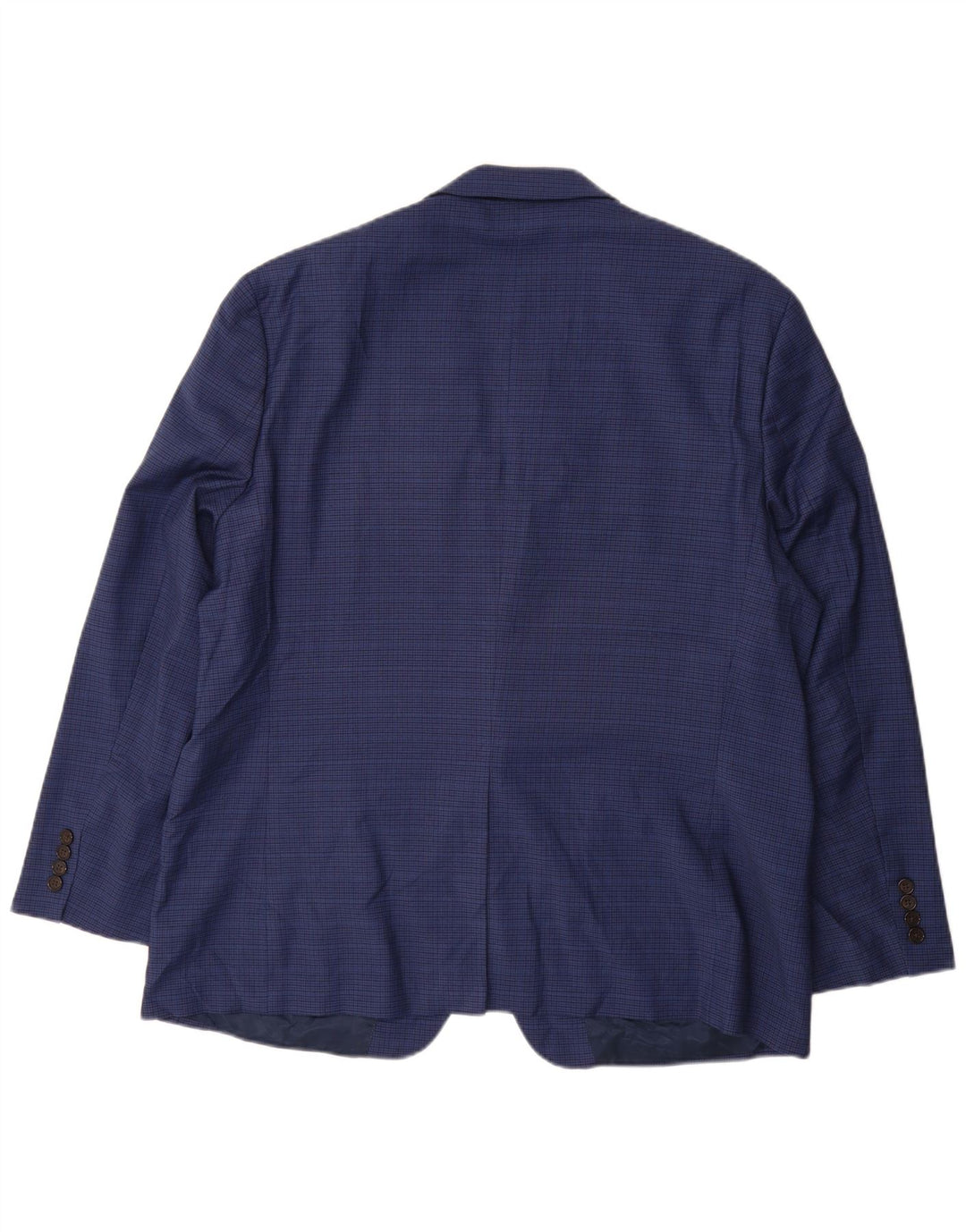 Ralph Lauren Veste blazer à 2 boutons pour homme UK 42 XL pied-de-poule bleu