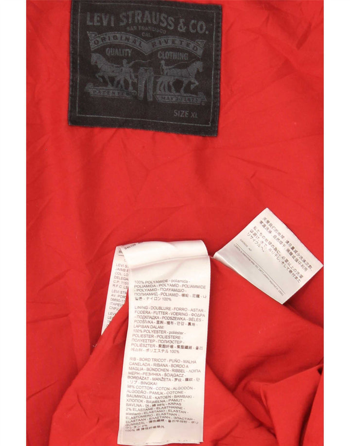 Levi's Veste Bomber Homme UK 42 XL Bleu Marine Polyamide