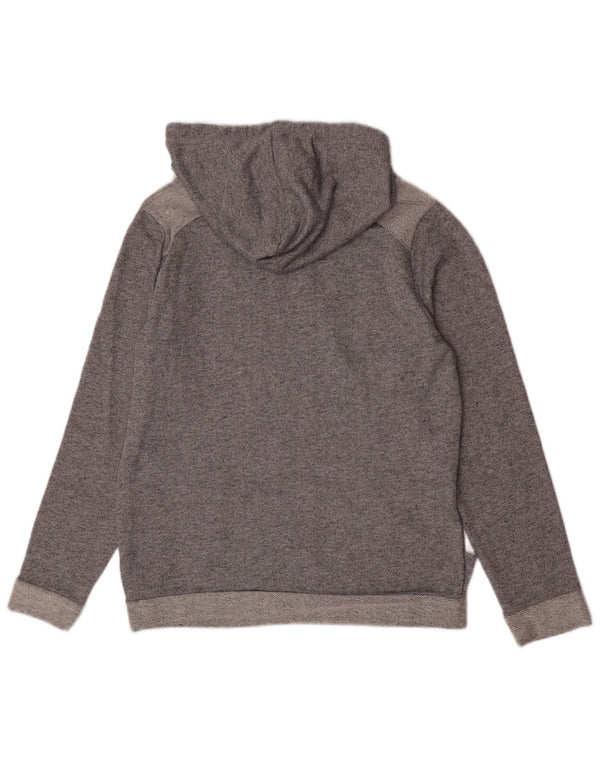 O'Neill Pull à capuche pour femme UK 14 Large Gris Moucheté Coton