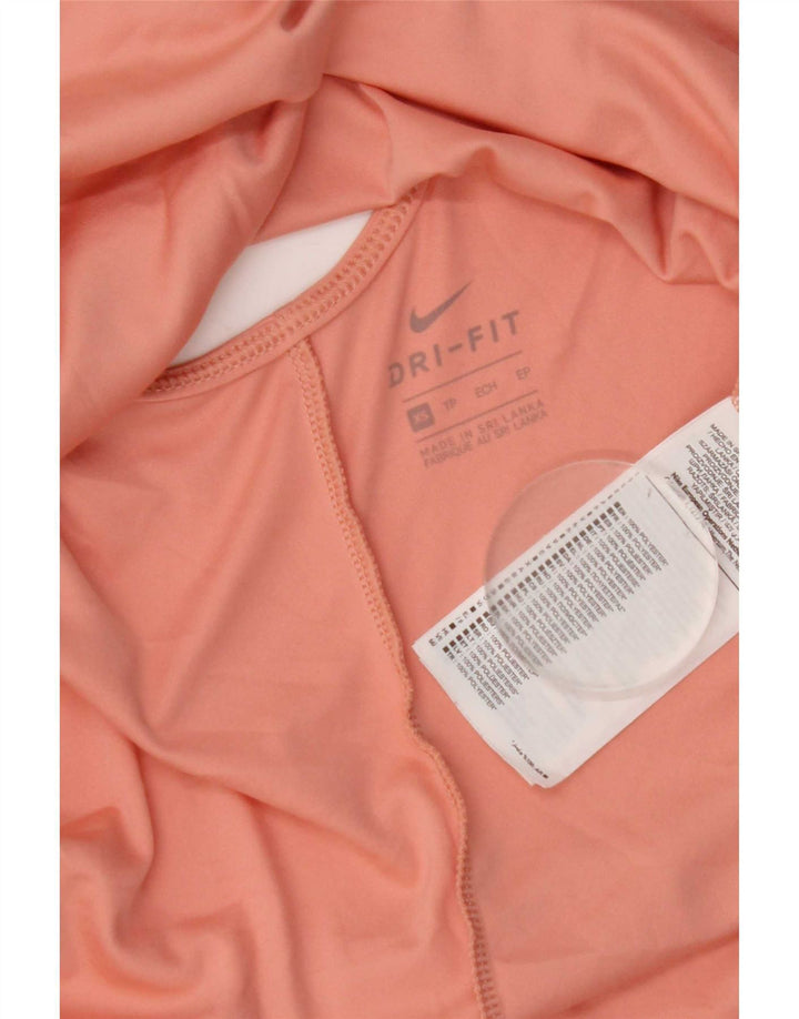 Nike Femme Dri Fit Débardeur UK 4 XS Rose Polyester