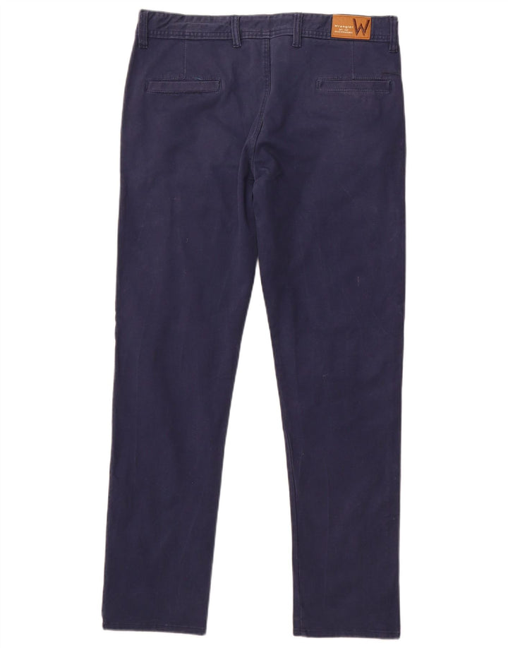 Wrangler Pantalon Chino Slim Homme W34 L30 Bleu Marine