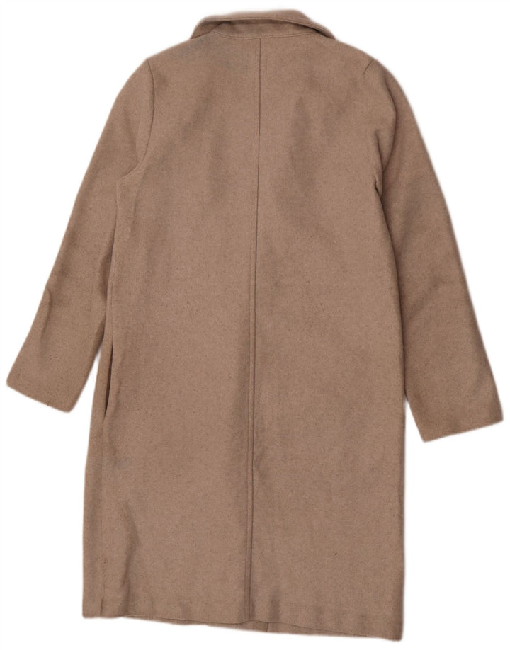 Zara Femme Pardessus UK 12 Polyester Beige Moyen