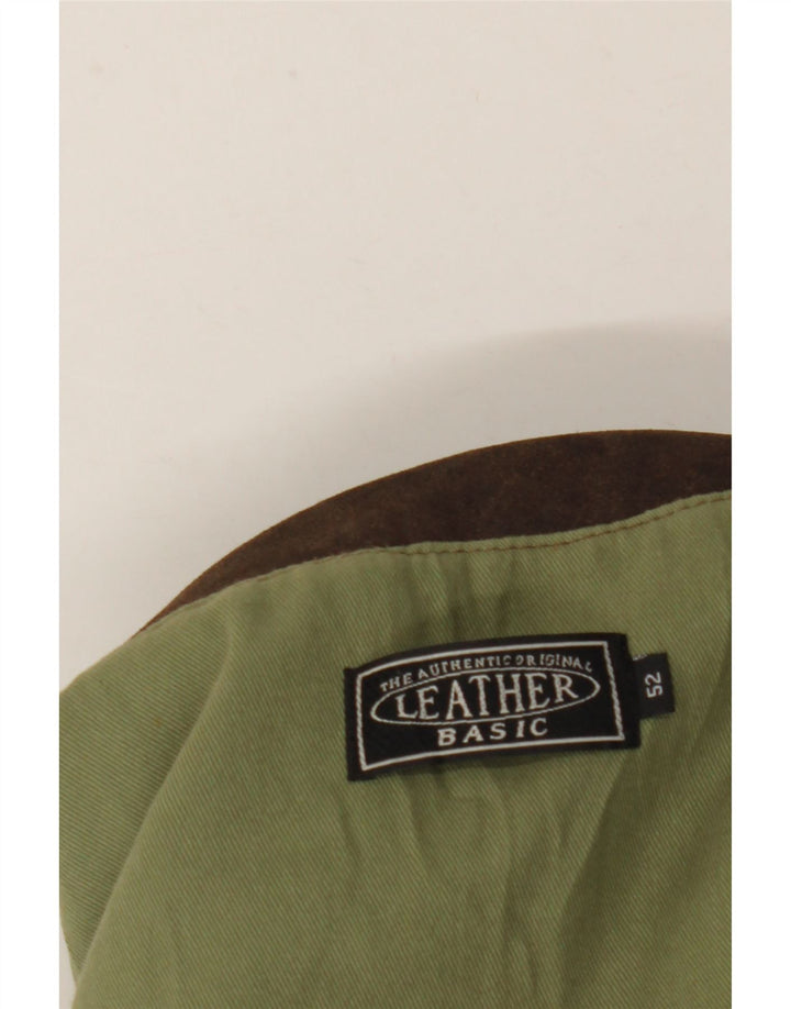 Veste en cuir homme Basic IT 52 XL cuir marron