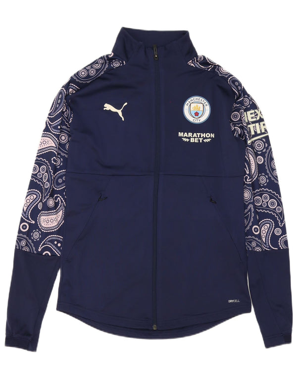 Puma Veste de Survêtement Graphique Homme Petit Bleu Marine Paisley Polyester