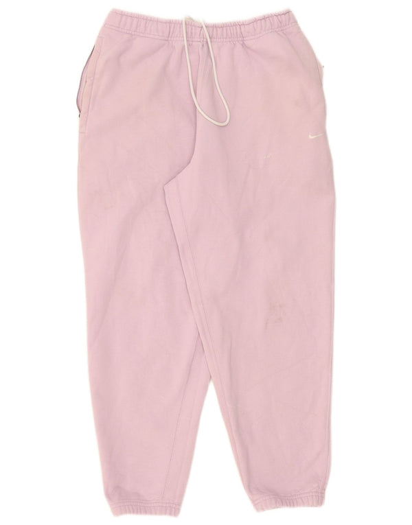 Nike Pantalon de survêtement pour femme Joggers UK 12 Coton rose moyen