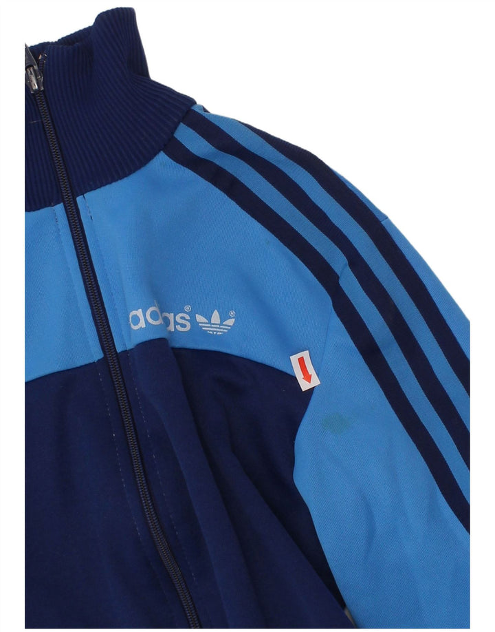 ADIDAS Veste de Survêtement Garçon 9-10 Ans Bleu Marine Colourblock