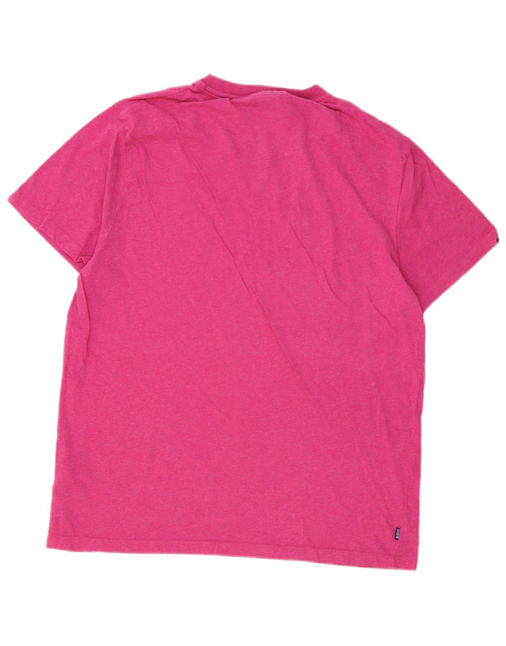 SUPERDRY T-Shirt Homme Top 2XL Rose Coton