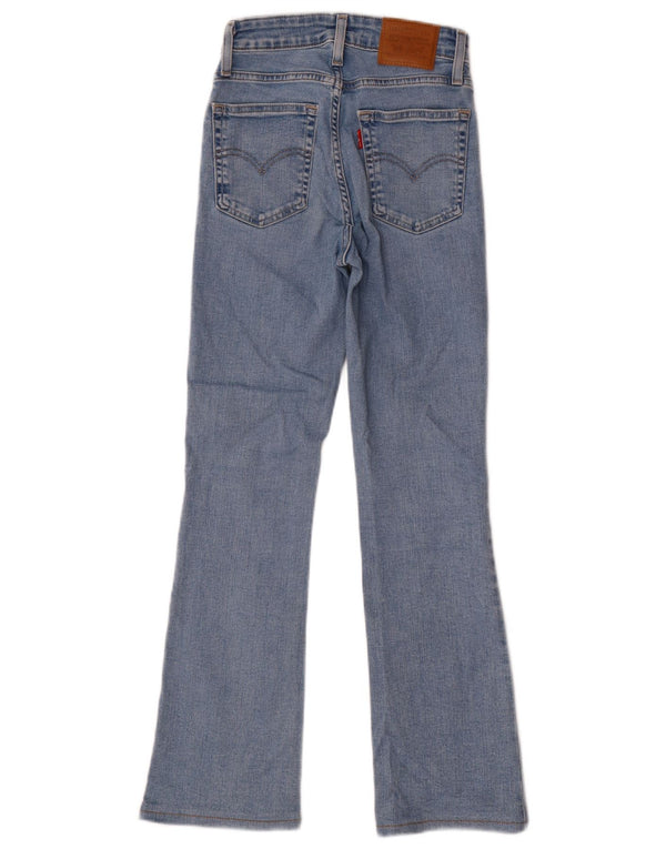 Levi's Jean Bootcut Taille Haute 725 Femme W24 L28 Bleu Coton