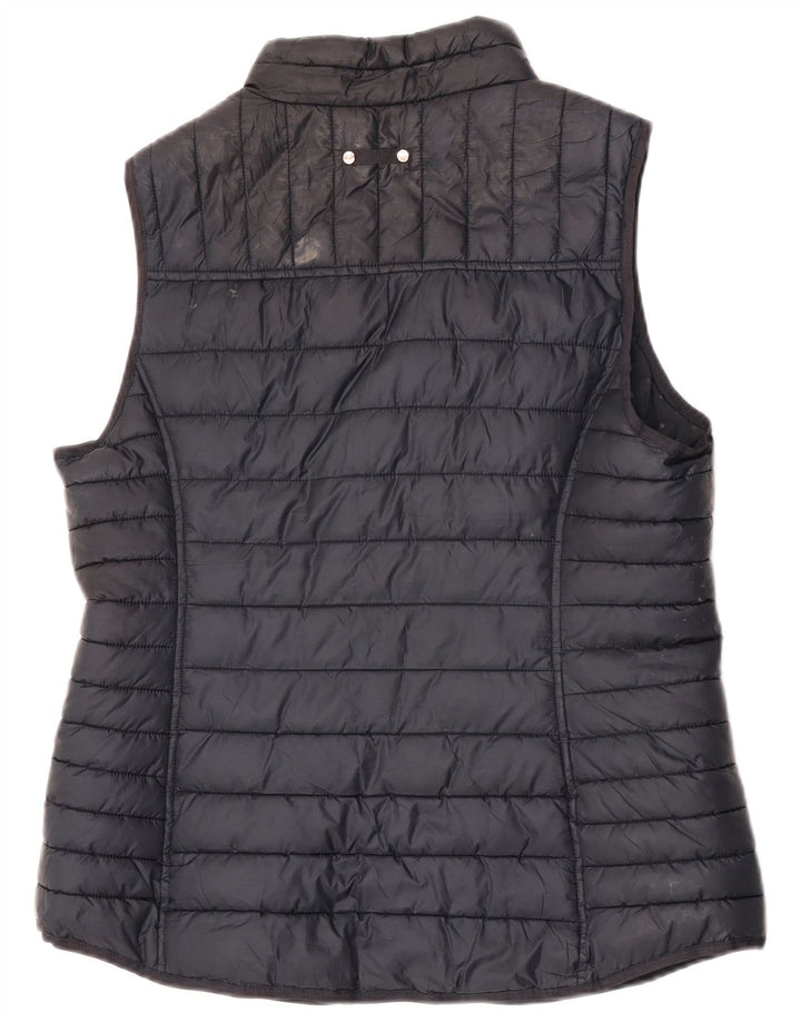 Joules Gilet rembourré pour femme UK 16 Large Noir Polyester