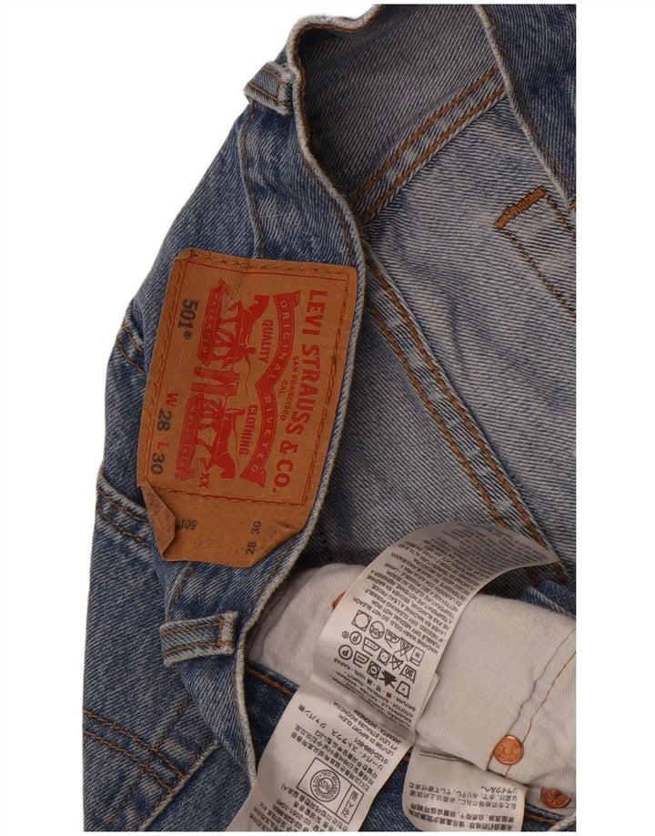 Levi's Jean Droit 501 Homme Bleu W28 L30 Coton