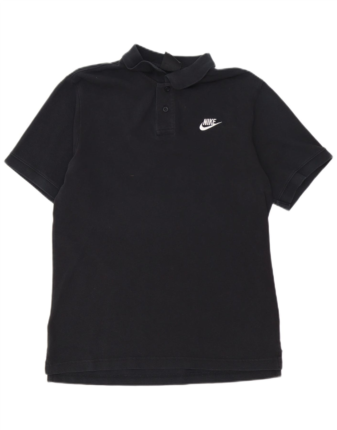 NIKE Polo Homme Coton Noir Moyen