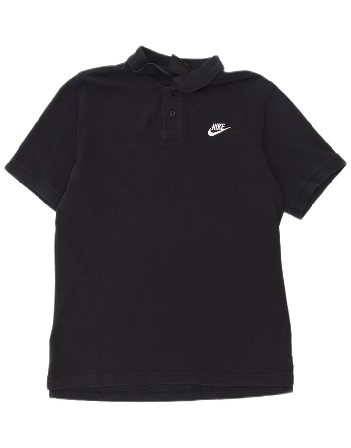 NIKE Polo Homme Coton Noir Moyen