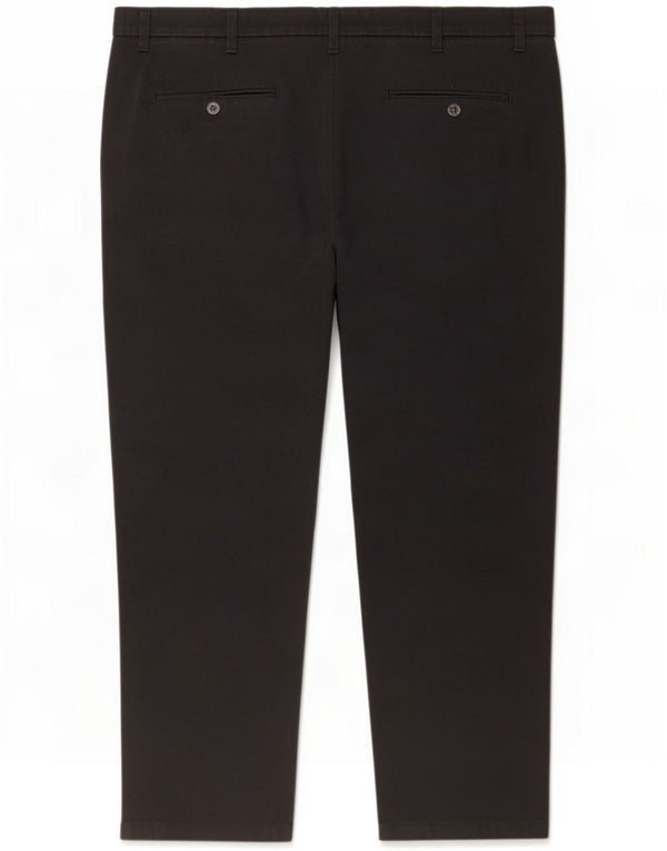 Marks & Spencer Mens Straight Regular Fit Chino Trousers W44 L29 Black