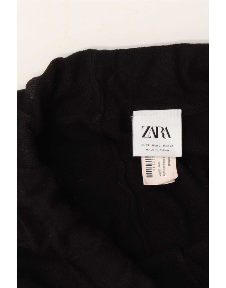 Pantalon De Survêtement Zara Homme Joggers Large Noir Viscose