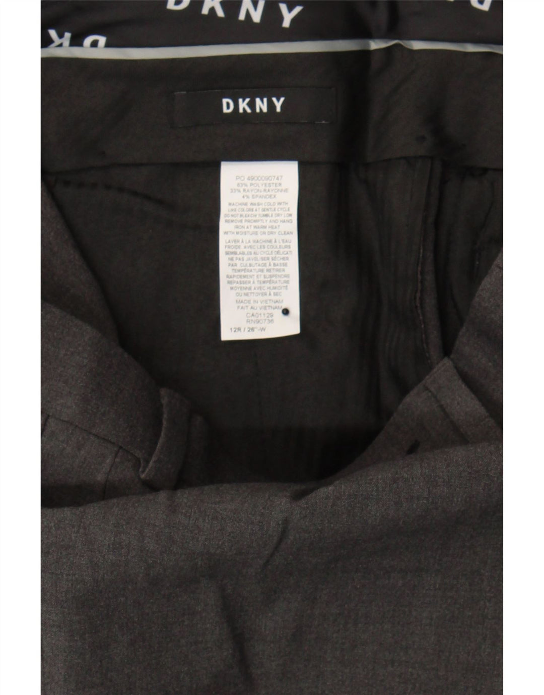 DKNY Boys Suit Trousers 11-12 Years W26 L26 Grey Vintage Dkny and Second-Hand Dkny from Messina Hembry 