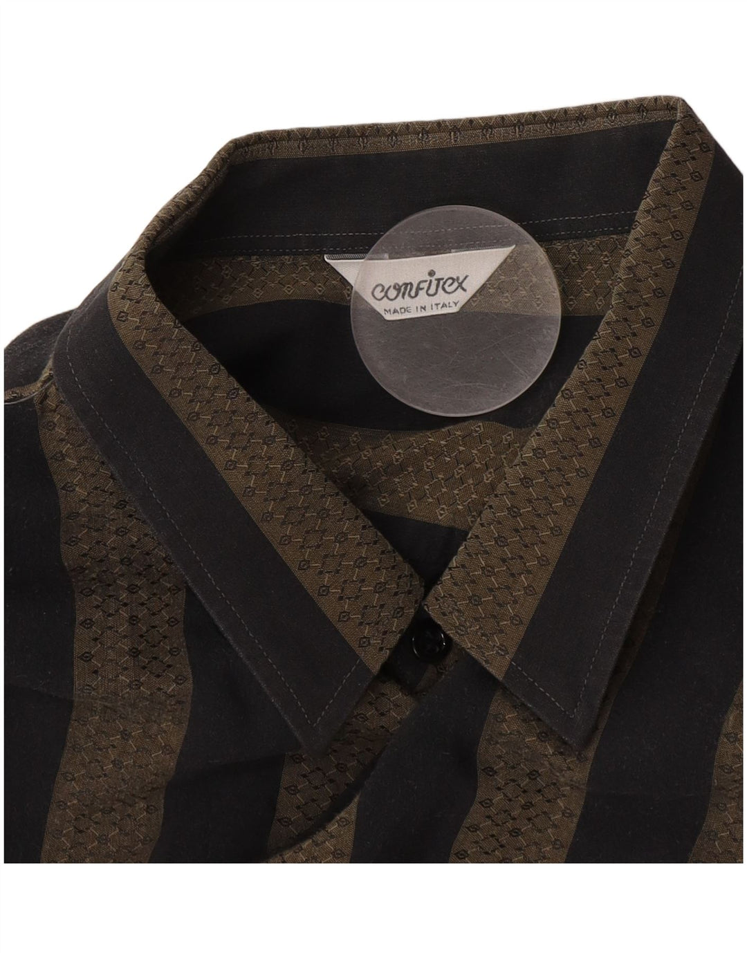 VINTAGE Chemise Homme XL Gris Rayé