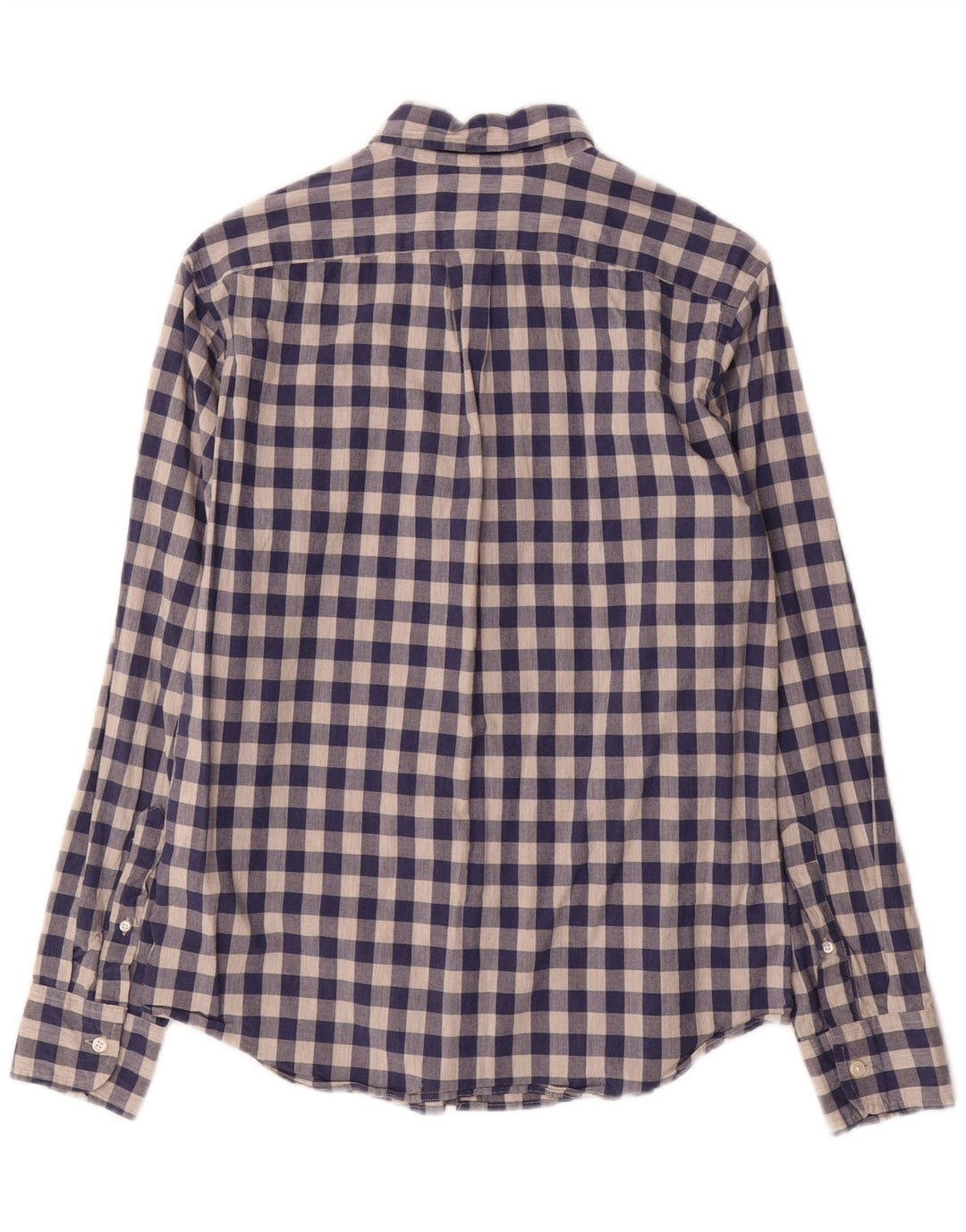 J. CREW Chemise Slim Homme Petit Bleu Marine Vichy Coton
