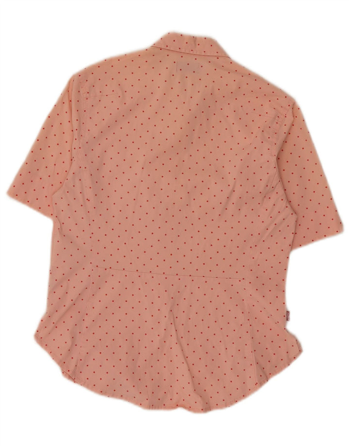 Levi's Chemise à motif abstrait pour femme UK 10 Small Rose Coton