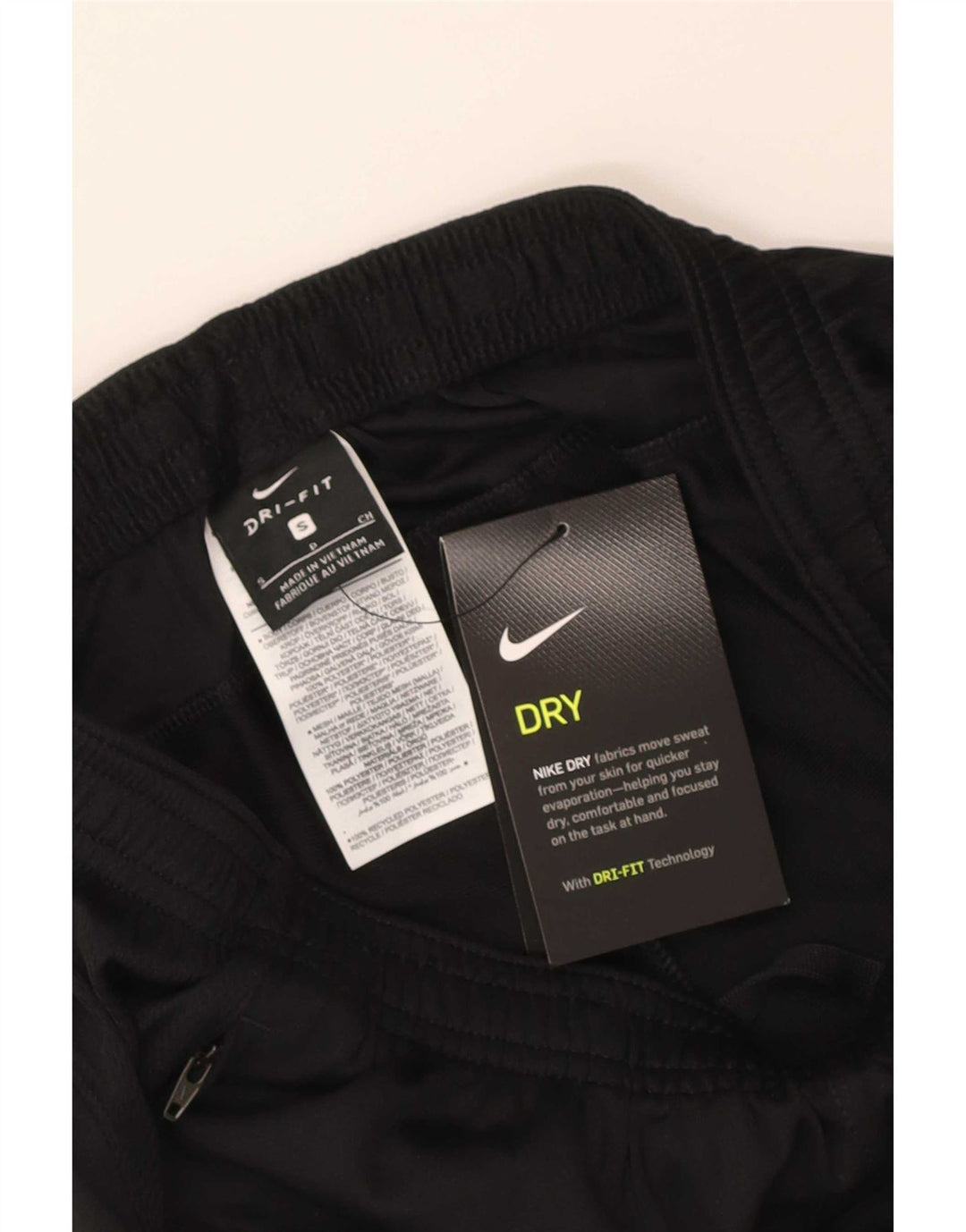 Pantalon de survêtement Nike Dri Fit pour hommes, petit, noir, polyester