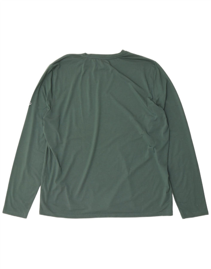 Mammut Homme Graphic Top Manches Longues 2XL Vert Polyester
