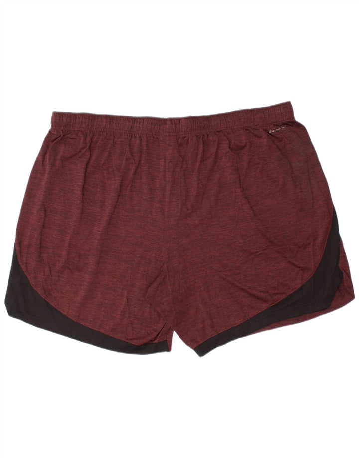 RUSSELL ATHLETIC Short de sport Dri-Power pour homme 3XL Marron Colorblock