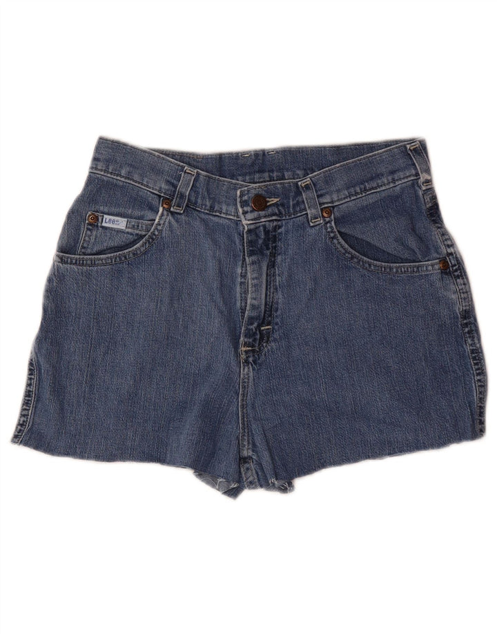 LEE Short en Jean Femme W28 Bleu Moyen Coton