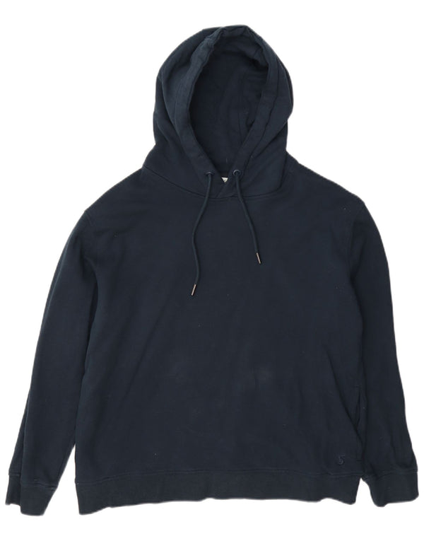 Joules Pull à capuche surdimensionné pour femme UK 10 Small Bleu marine Coton