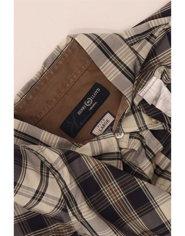 Henri Lloyd Chemise Homme Grand Carreau Multicolore Coton