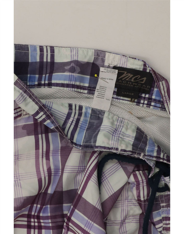 MARLBORO CLASSICS Short de Bain Homme Grand Carreau Multicolore