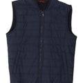 ZARA Gilet rembourré pour homme UK 38 Bleu marine moyen