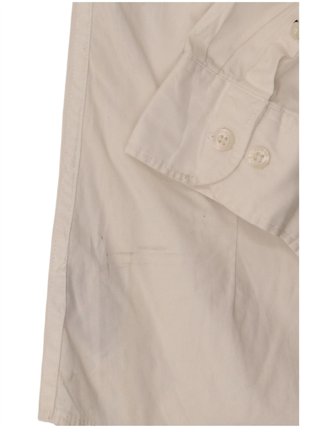 Tommy Hilfiger Chemise Garçon 11-12 ans Blanc Coton