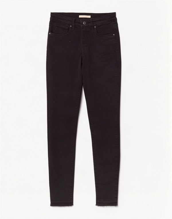 Levi's Jean Skinny Taille Haute 721 Femme W26 L30 Coton Noir