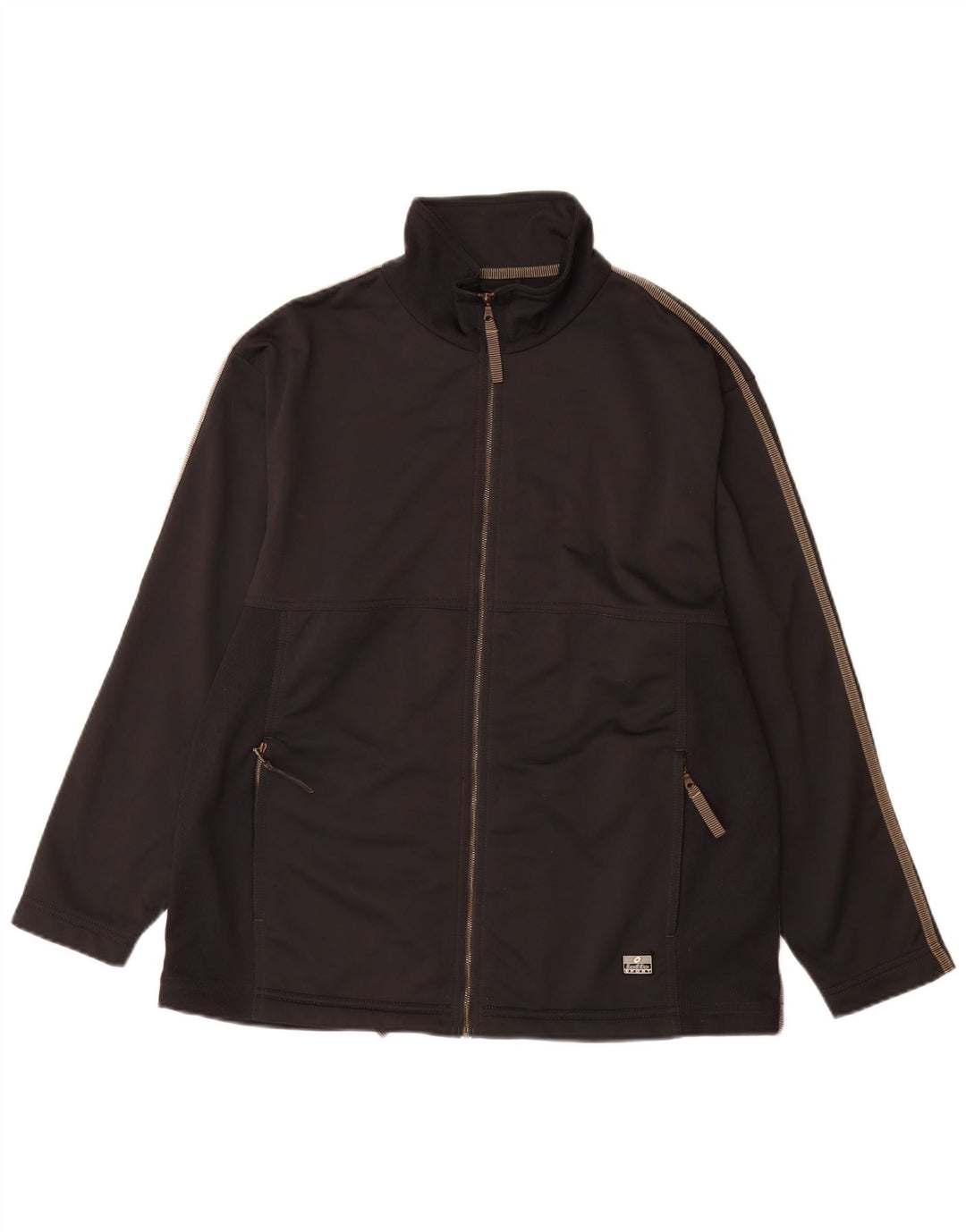 LOTTO Veste de Survêtement Homme Large Noir Polyester