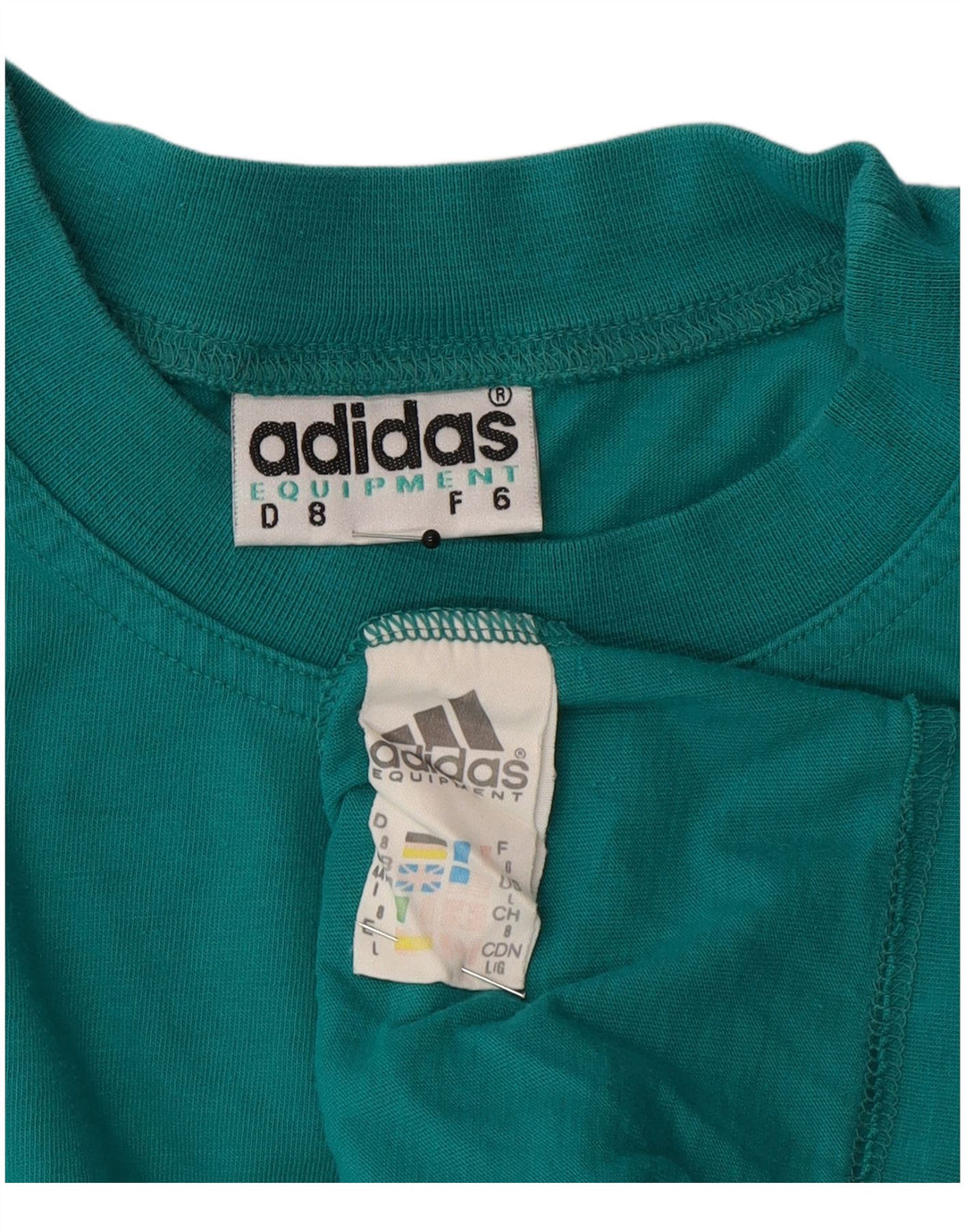 Adidas Haut à manches longues pour homme UK 44/46 Large Bleu