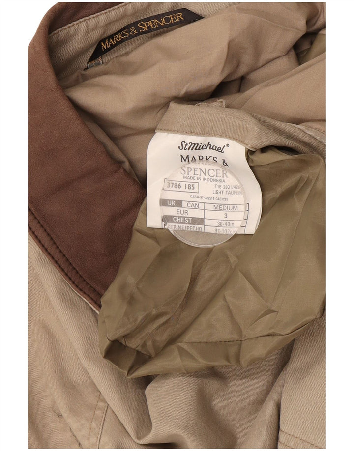 Marks & Spencer Veste utilitaire pour homme UK 38 Coton beige moyen