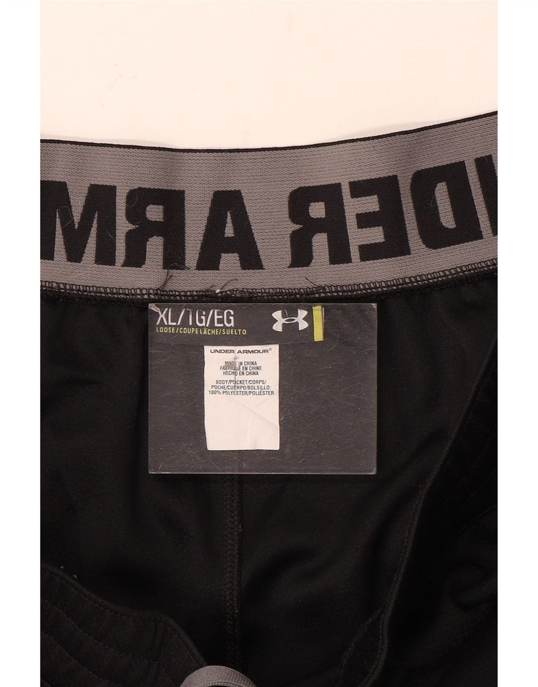 Under Armour Pantalon de Survêtement XL Noir Polyester Homme