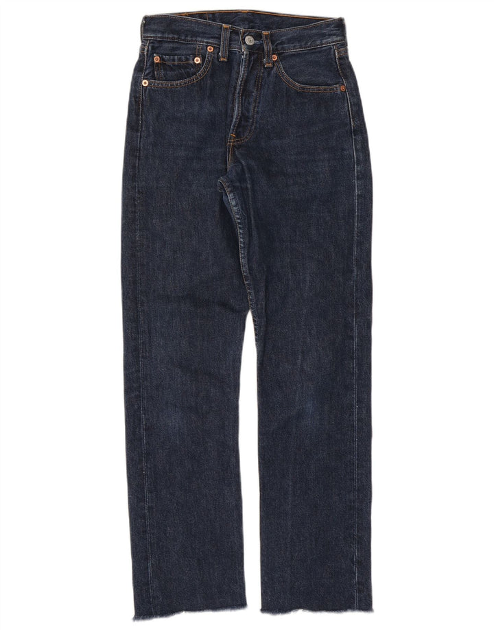 Levi's Jean Droit 501 Femme W26 L30 Bleu Marine