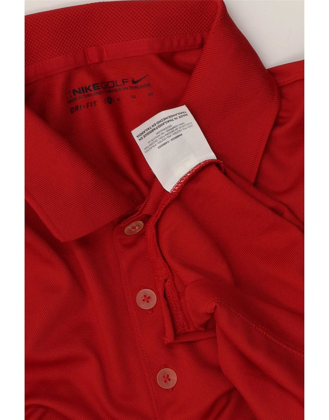 Nike Polo Dri Fit Homme XL Rouge Polyester