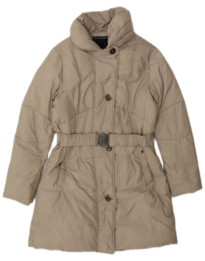 Conte of Florence Manteau Rembourré Femme IT 42 Polyester Beige Moyen