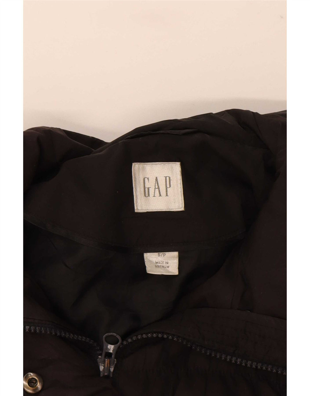 Gap Veste matelassée à capuche pour femme UK 10 Small Noir