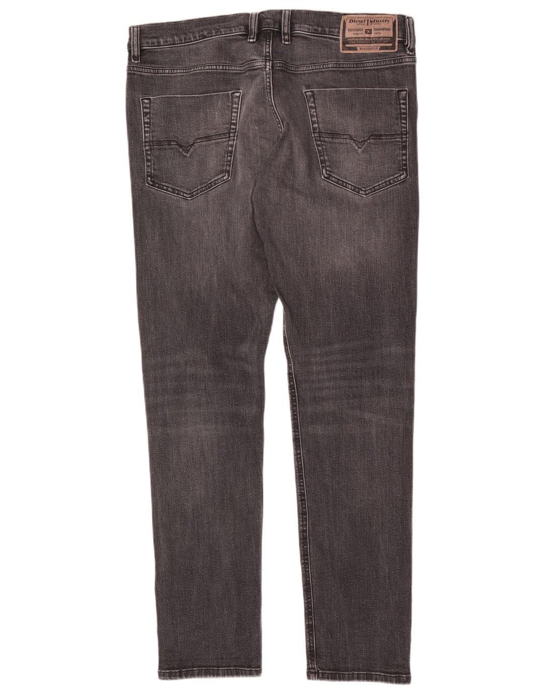 Diesel Jean Slim W34 L33 Homme Gris Coton