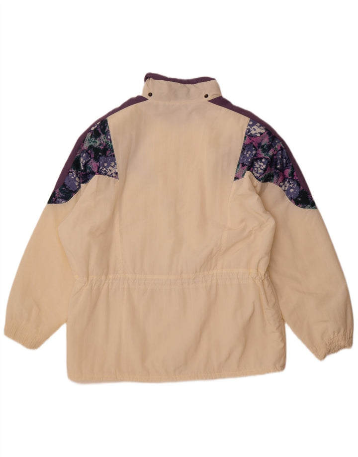 Rukka Veste coupe-vent coupe ample pour femme EU 38 Blanc moyen Colourblock