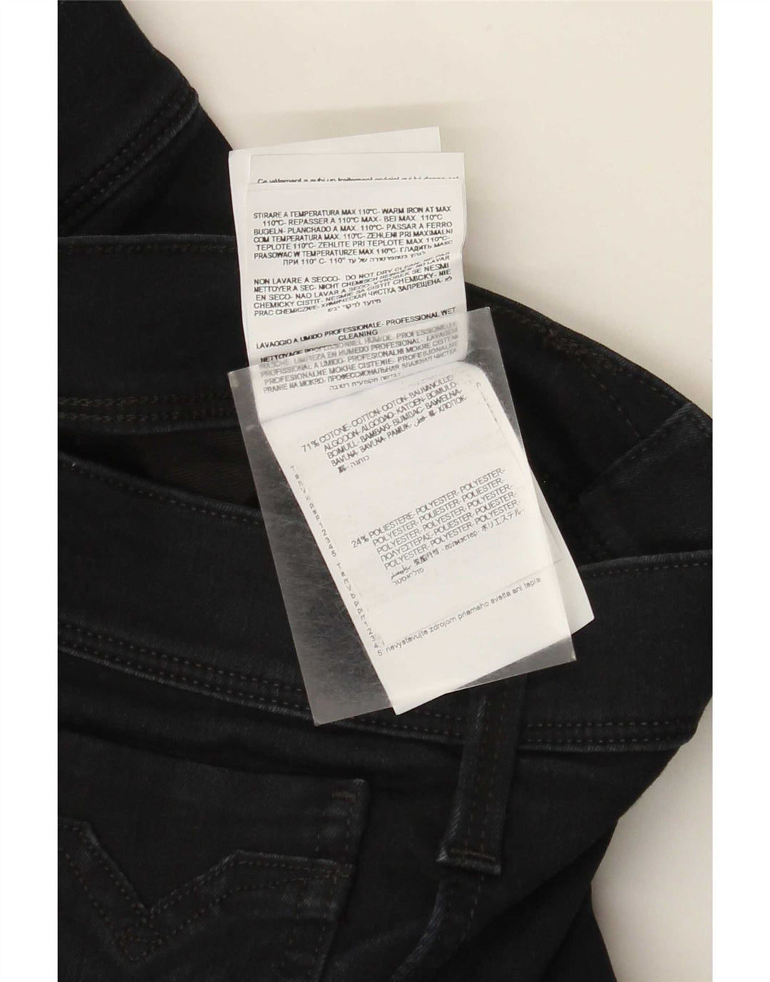 Replay Jean Slim Homme W31 L34 Bleu Marine Coton