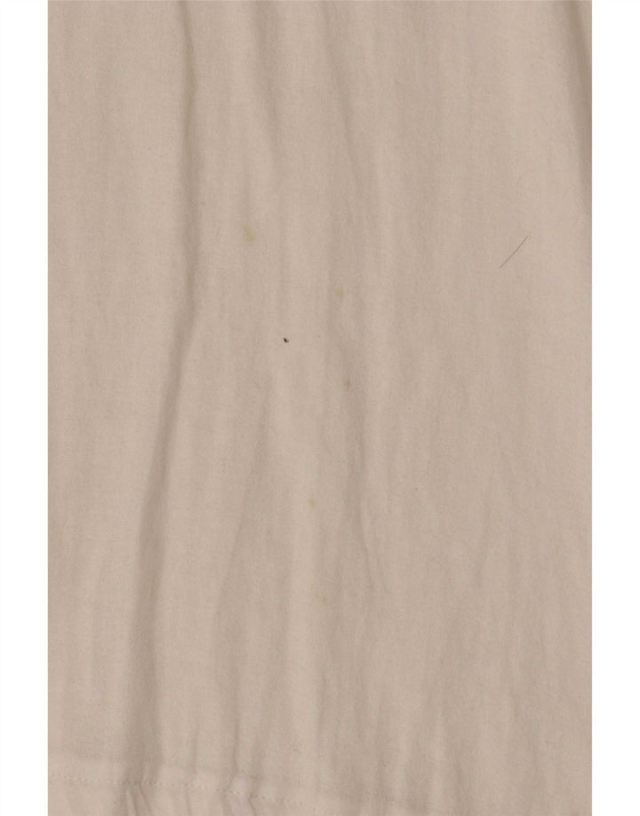 Zara Chemisier surdimensionné pour femme UK 10 Petit Blanc