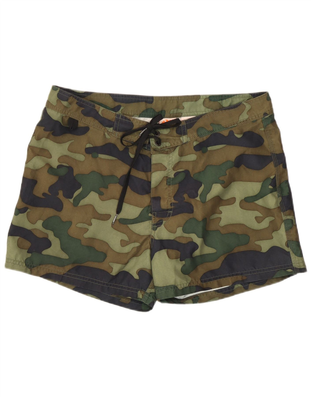 Sundek Short de Bain Homme Kaki Moyen Camouflage