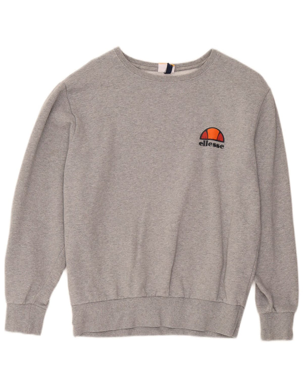 Ellesse Sweat-shirt pour femme UK 46 Large Gris Coton