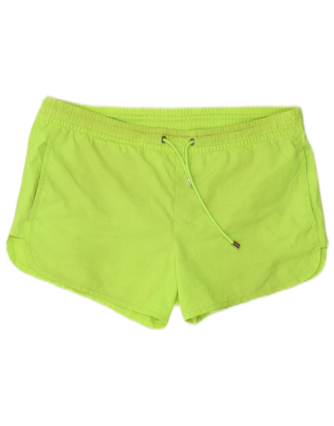 Zara Short De Bain Homme Vert Moyen Polyester